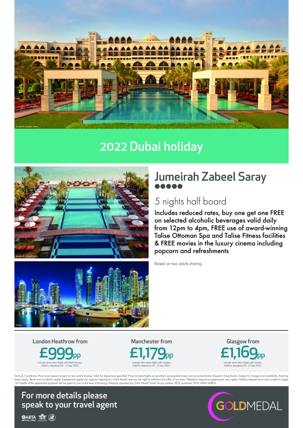 Great Dubai & Emirates holiday deal Sep 2022