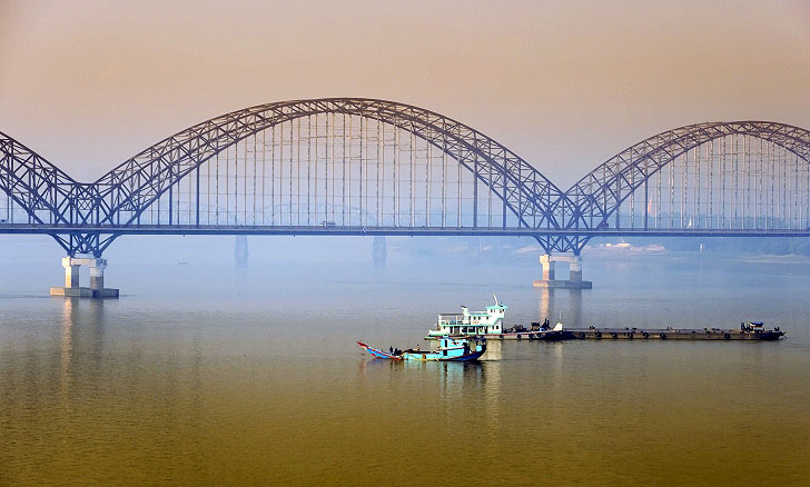 Irrawaddy Bridge Myanmar