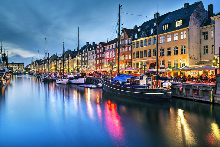 Nyhavn Canal In Copenhagen