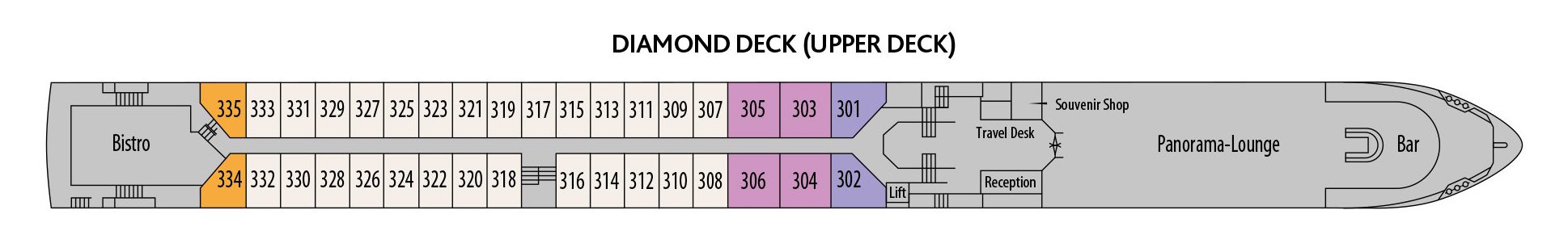 MS Robert Burns-deckplan-Diamond Deck