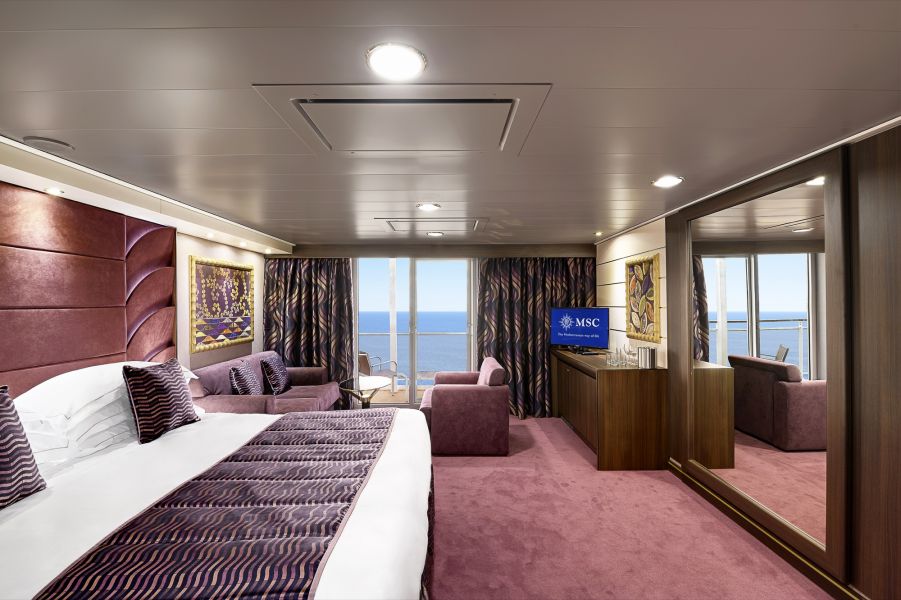 MSC Preziosa-stateroom-MSC Yacht Club Deluxe Suite