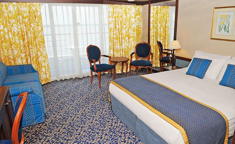 Pacific Princess-stateroom-Mini-Suite with Balcony
