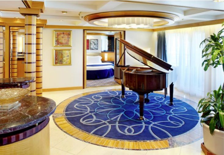 Jewel of the Seas-stateroom-Royal Suite - 1 Bedroom
