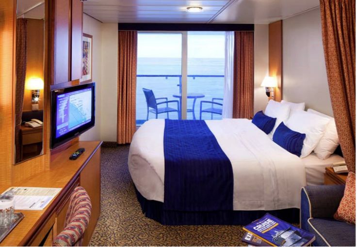 Jewel of the Seas-stateroom-Spacious Ocean View Balcony